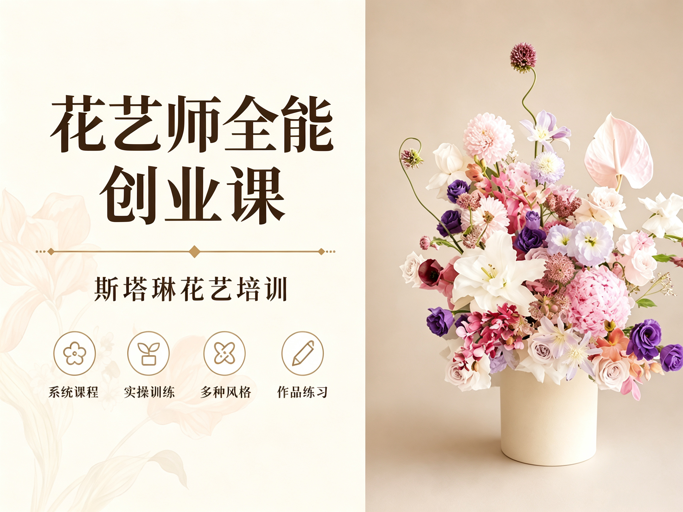 花艺师全能创业课