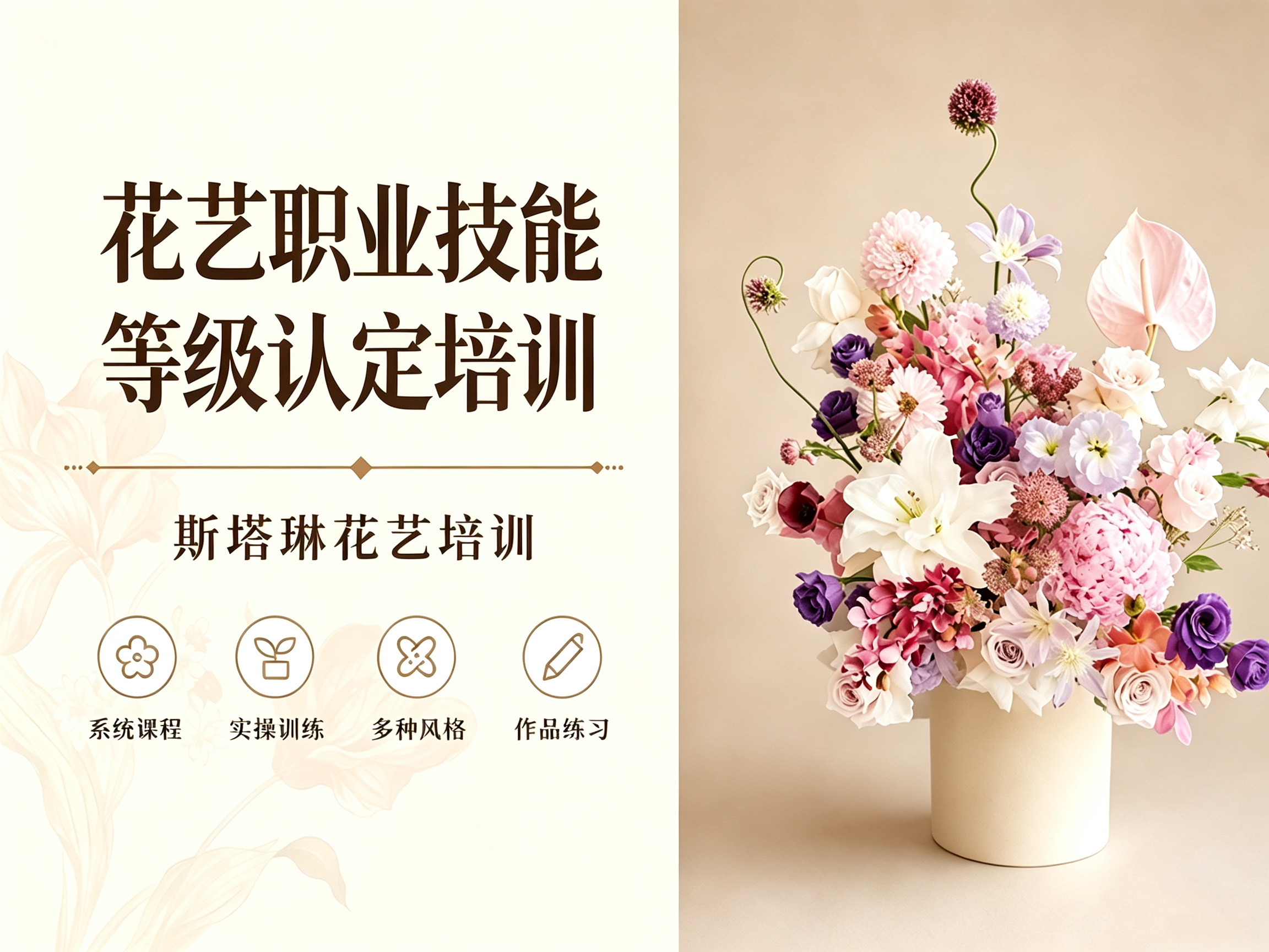 花艺职业技能等级认定培训